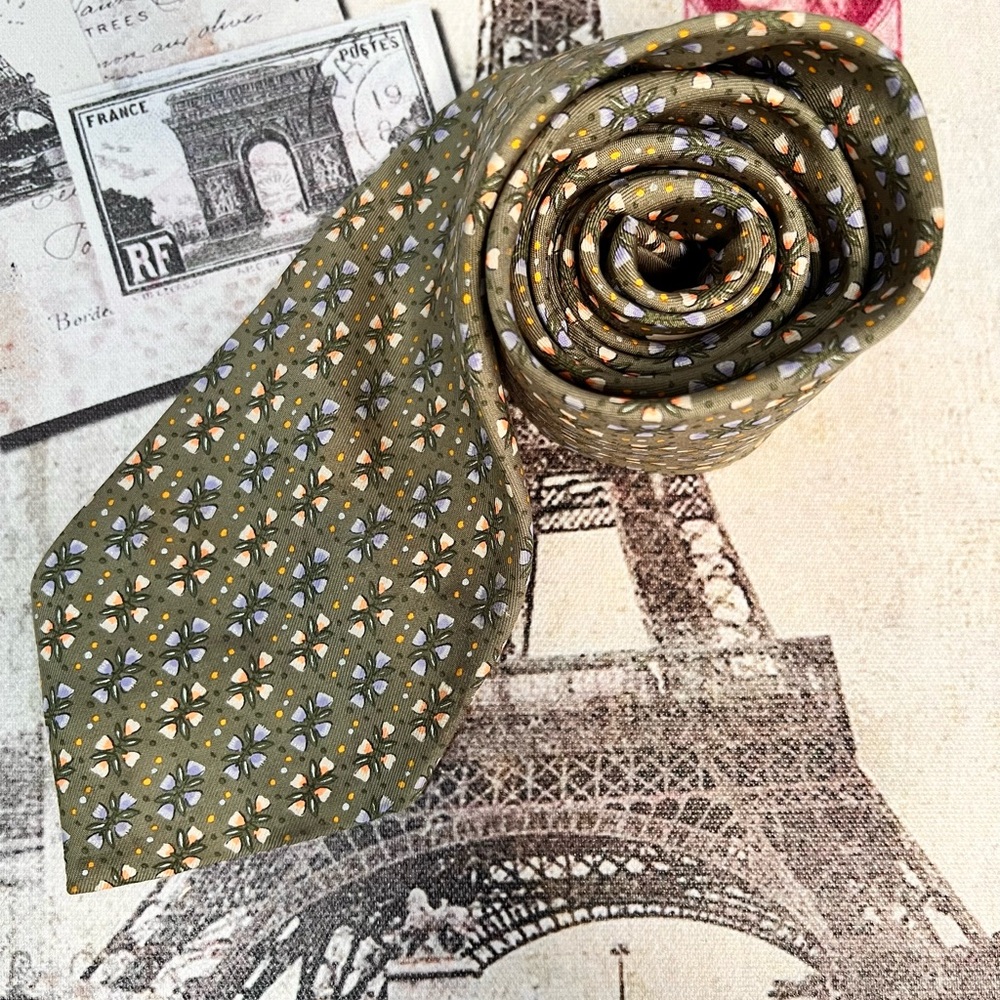 Hermes Mens Silk Necktie Pairs France